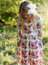 Leggy Romper - Autumn Flowers